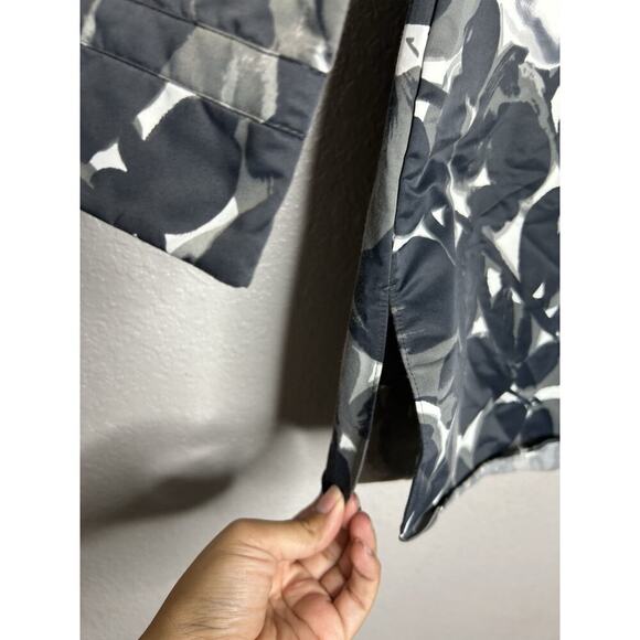 Marni Long Sleeve Shadow Floral Black White Button Up Made In Italy Size 42 US 6 - Picture 8 of 11